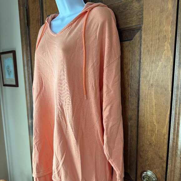 Athleta Orange Sundown Alliance Hoodie Sweatshirt Size 1X - Picture 7 of 13